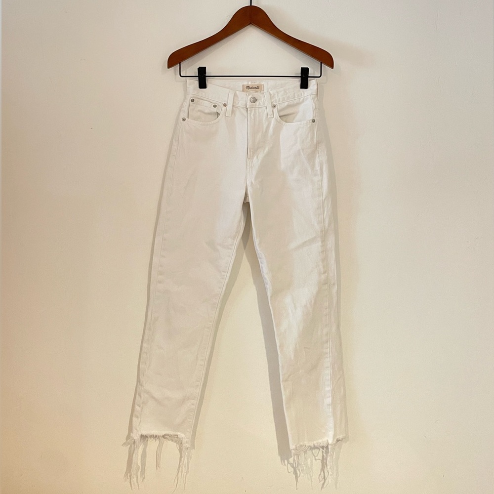 Madewell Perfect Summer Jeans in Tile White